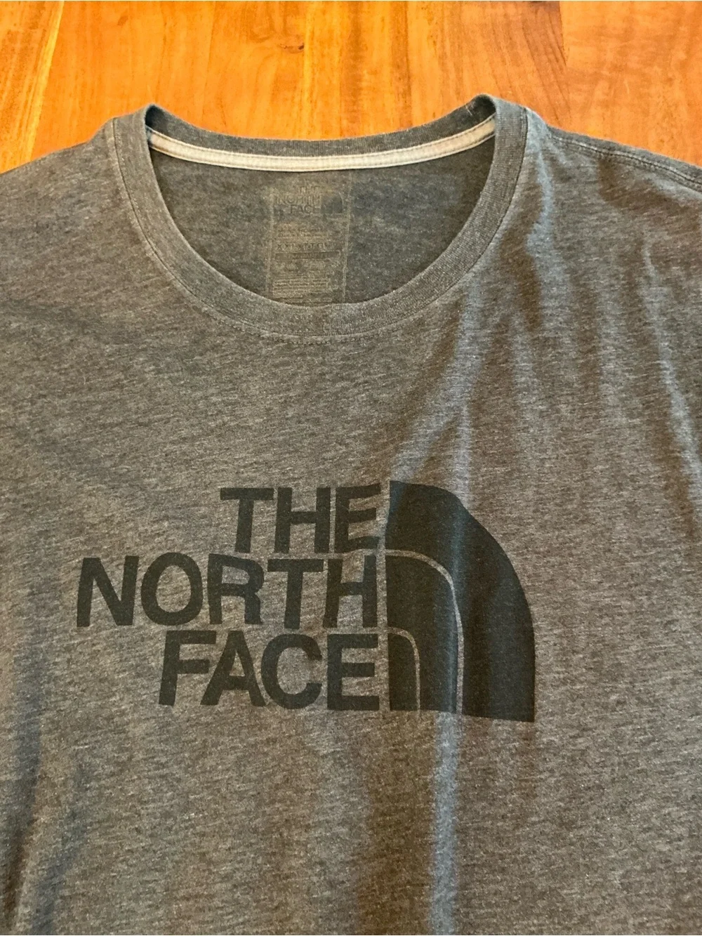 The North Face Heather Gray Logo Crew Tee Men’s XXL